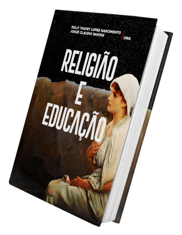 Imagem 3D do livro religião e educação